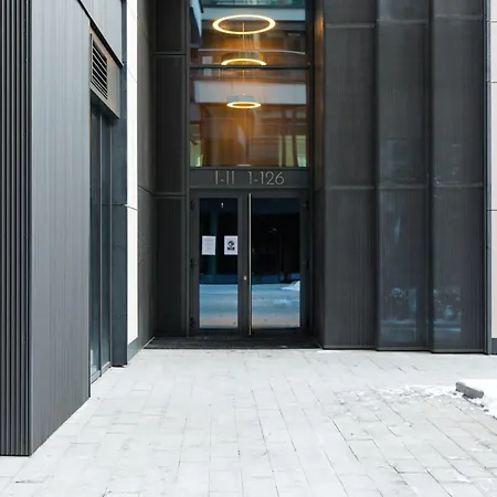 Luxury Studio Mennica Residence By Renters Prestige Warsaw Exterior photo